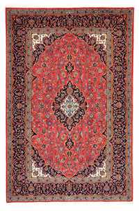 Keshan Teppich 144x218cm - Perserteppich - rot – product image