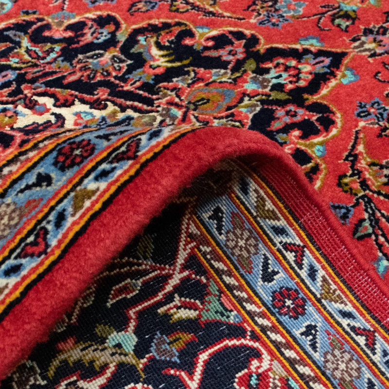 Keshan Teppich 144x218cm - Perserteppich - rot