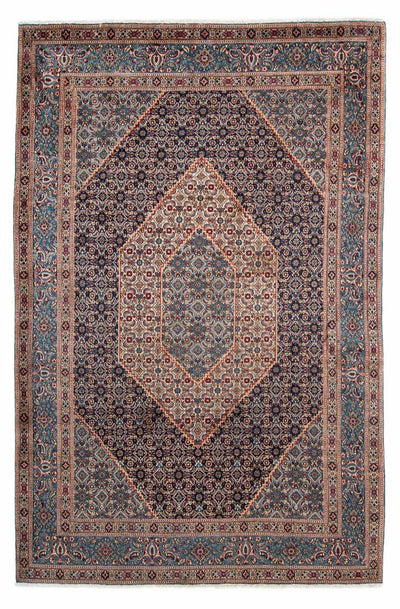 Moud Teppich 208x305cm - Perserteppich - dunkelblau