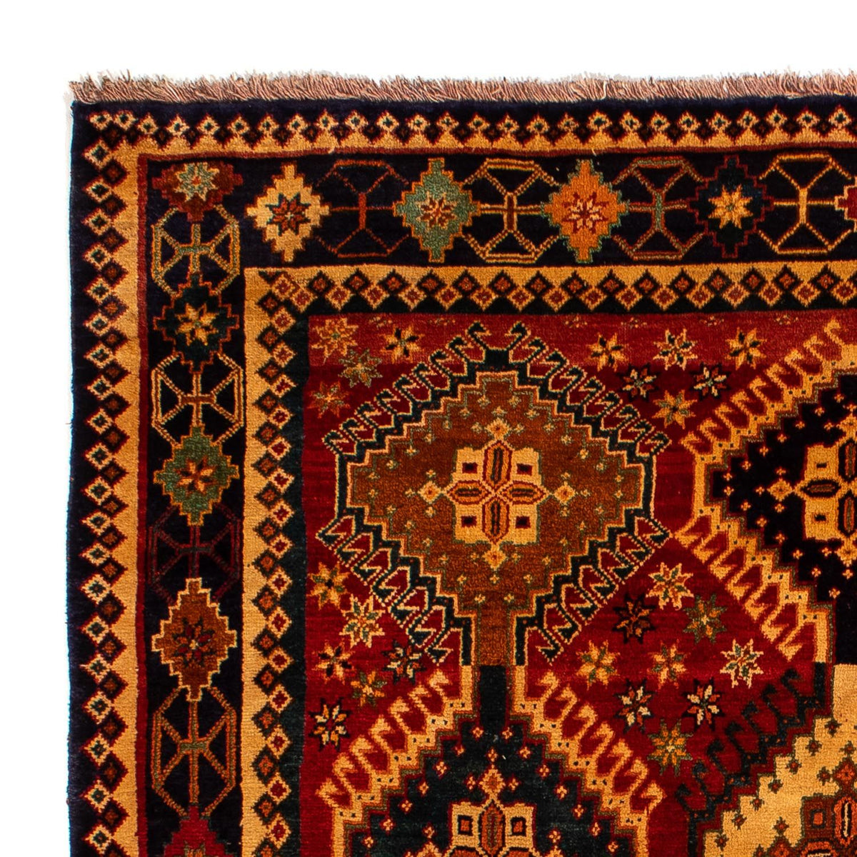 Ghashghai Teppich 202x280cm - Perserteppich - dunkelrot