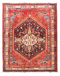 Ghashghai Teppich 120x153cm - Perserteppich - rot – product image