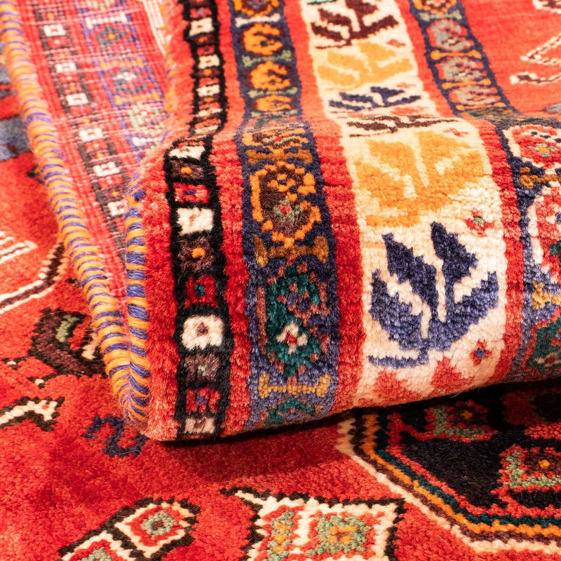 Ghashghai Teppich 120x153cm - Perserteppich - rot