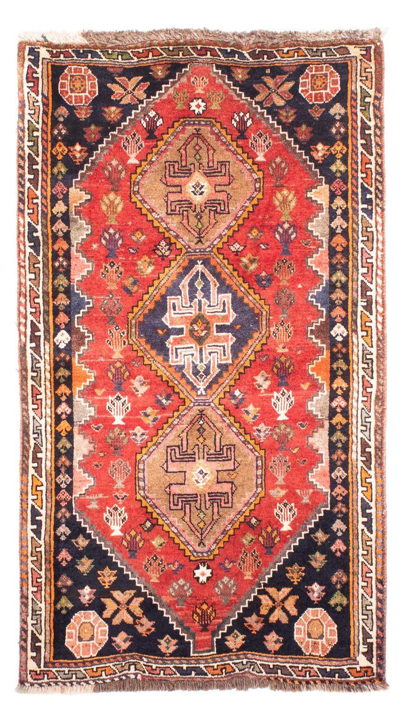 Ghashghai Teppich 84x150cm - Perserteppich - rot