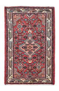 Hamadan Teppich 80x126cm - Perserteppich - rot – product image