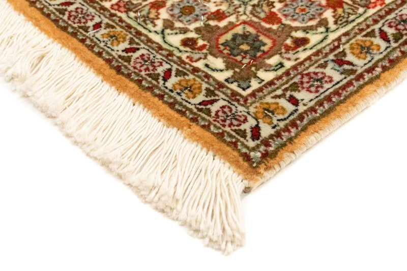 Täbriz - 50 Raj Teppich 75x134cm - Perserteppich - hellbraun