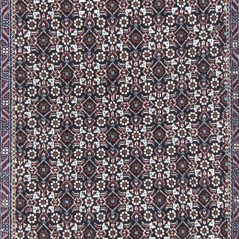 Täbriz Teppich 70x348cm - Perserteppich - grau