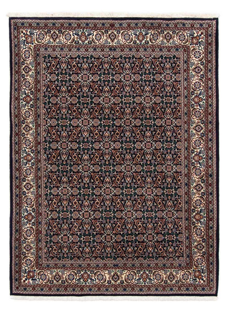 Moud Teppich 148x197cm - Perserteppich - dunkelblau
