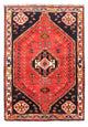 Shiraz Teppich 112x158cm - Perserteppich - dunkelrot