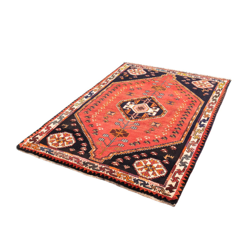 Shiraz Teppich 112x158cm - Perserteppich - dunkelrot