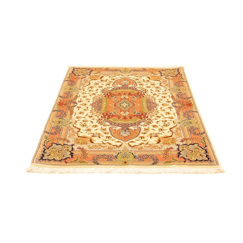 Täbriz - 50 Raj Teppich 101x150cm - Perserteppich - beige
