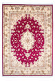 Täbriz - 50 Raj Teppich 168x242cm - Perserteppich - rot