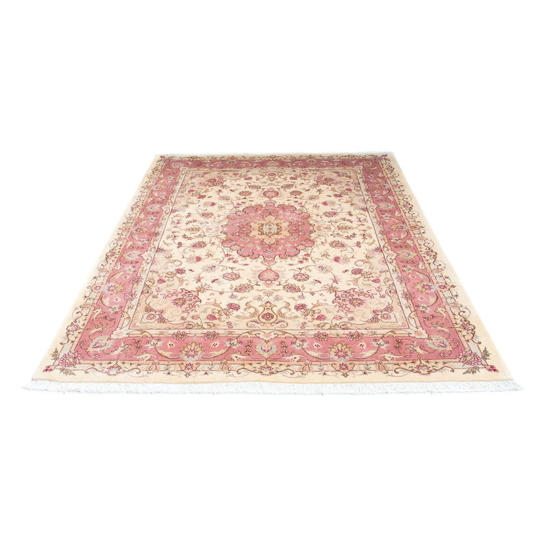 Täbriz - 50 Raj Teppich 170x240cm - Perserteppich - beige