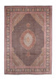 Täbriz Teppich 210x302cm - Perserteppich - dunkelblau