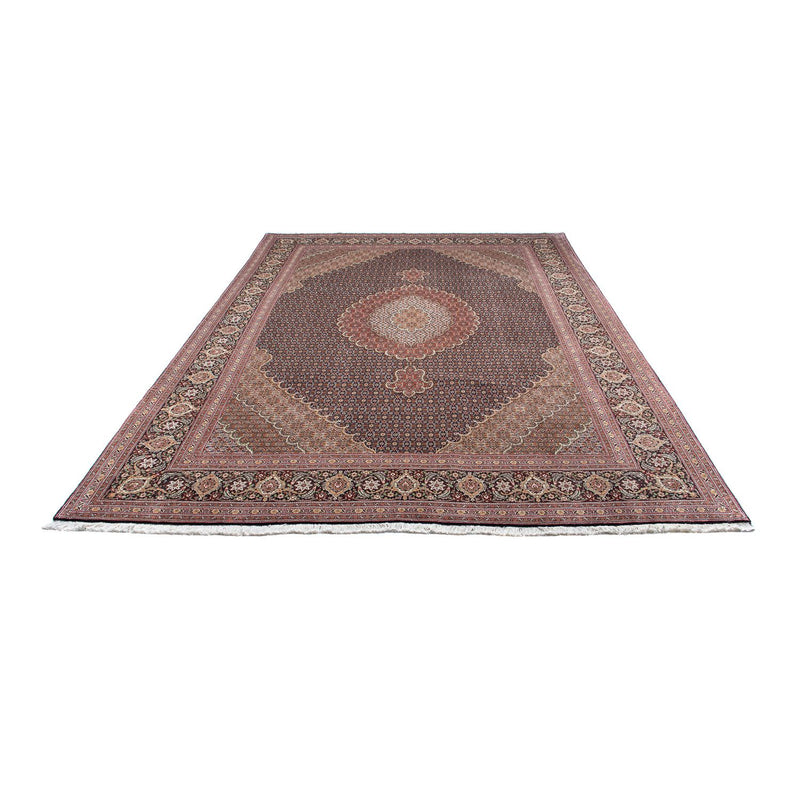 Täbriz Teppich 210x302cm - Perserteppich - dunkelblau