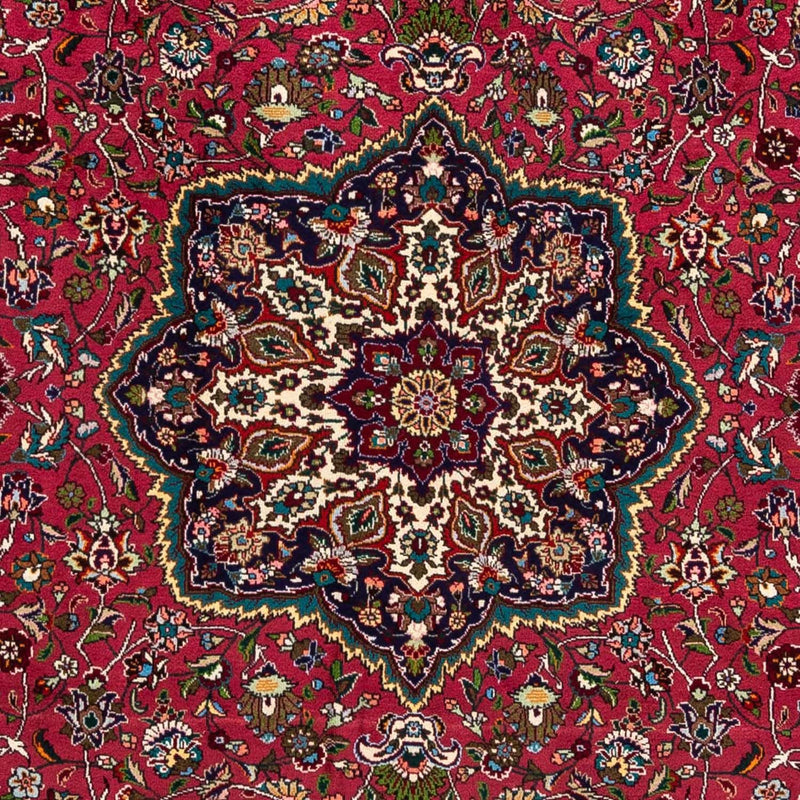 Täbriz - 50 Raj Teppich 205x280cm - Perserteppich - dunkelrot