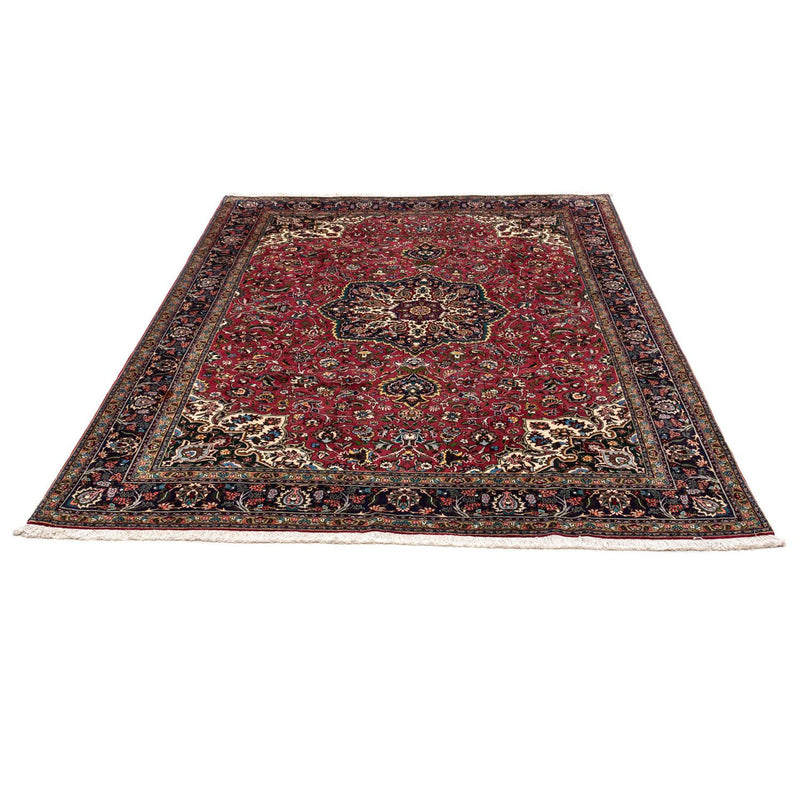 Täbriz - 50 Raj Teppich 205x280cm - Perserteppich - dunkelrot
