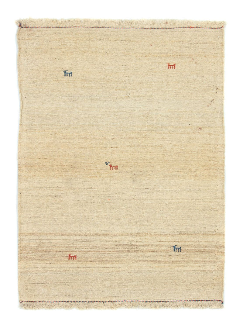 Gabbeh Teppich - Perser 106 x 148 cm - beige