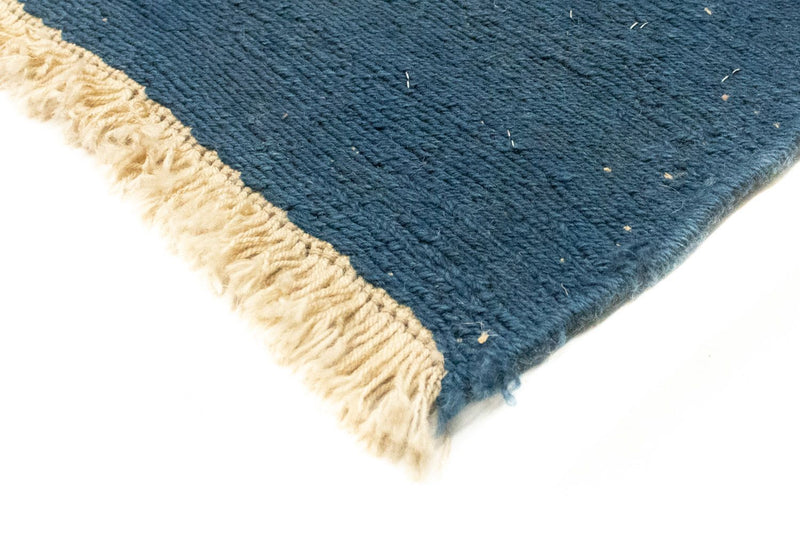 Gabbeh Teppich - Perser 214 x 270 cm - seeblau