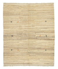 Gabbeh Persisch Teppich 158x188cm - Perserteppich Wollteppich - beige – product image