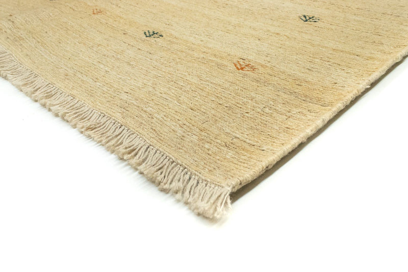 Gabbeh Persisch Teppich 150x182cm - Perserteppich Wollteppich - beige
