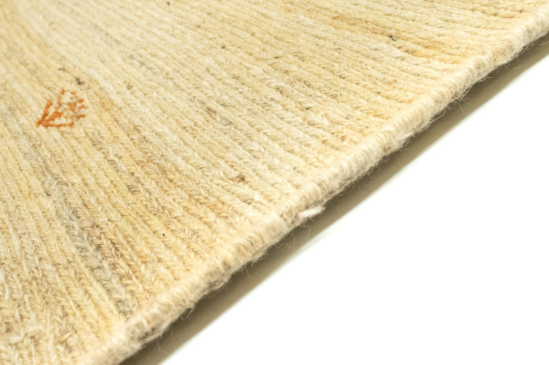 Gabbeh Persisch Teppich 150x182cm - Perserteppich Wollteppich - beige