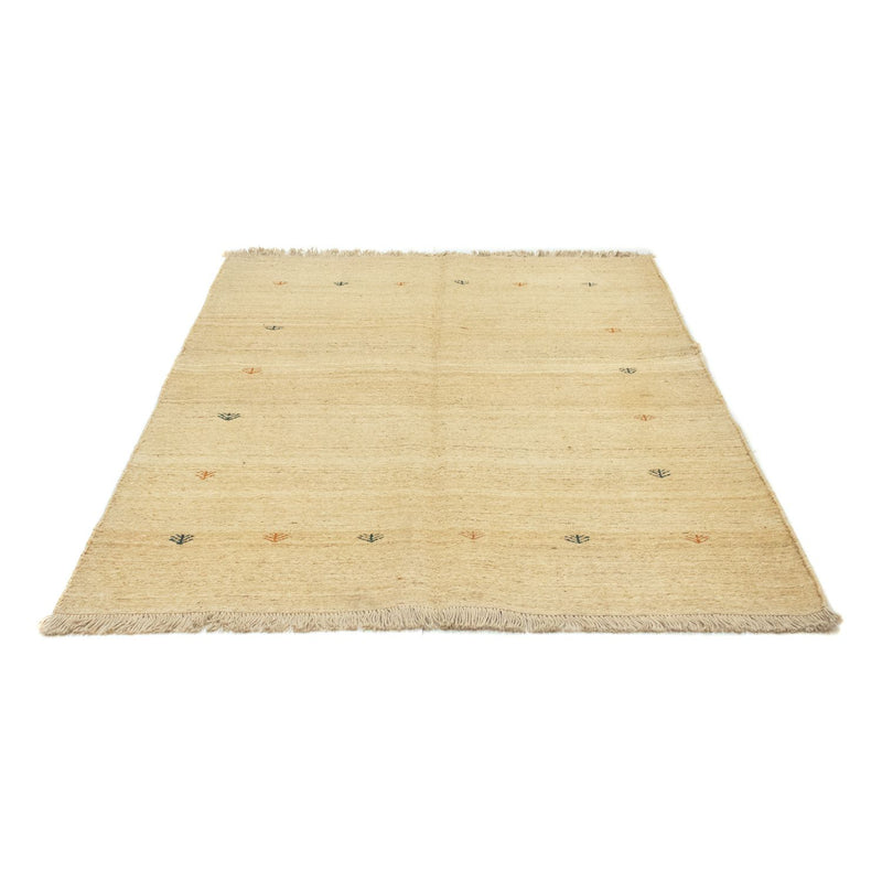 Gabbeh Persisch Teppich 150x182cm - Perserteppich Wollteppich - beige