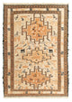 Kelim Seide Teppich 71x100cm - beige