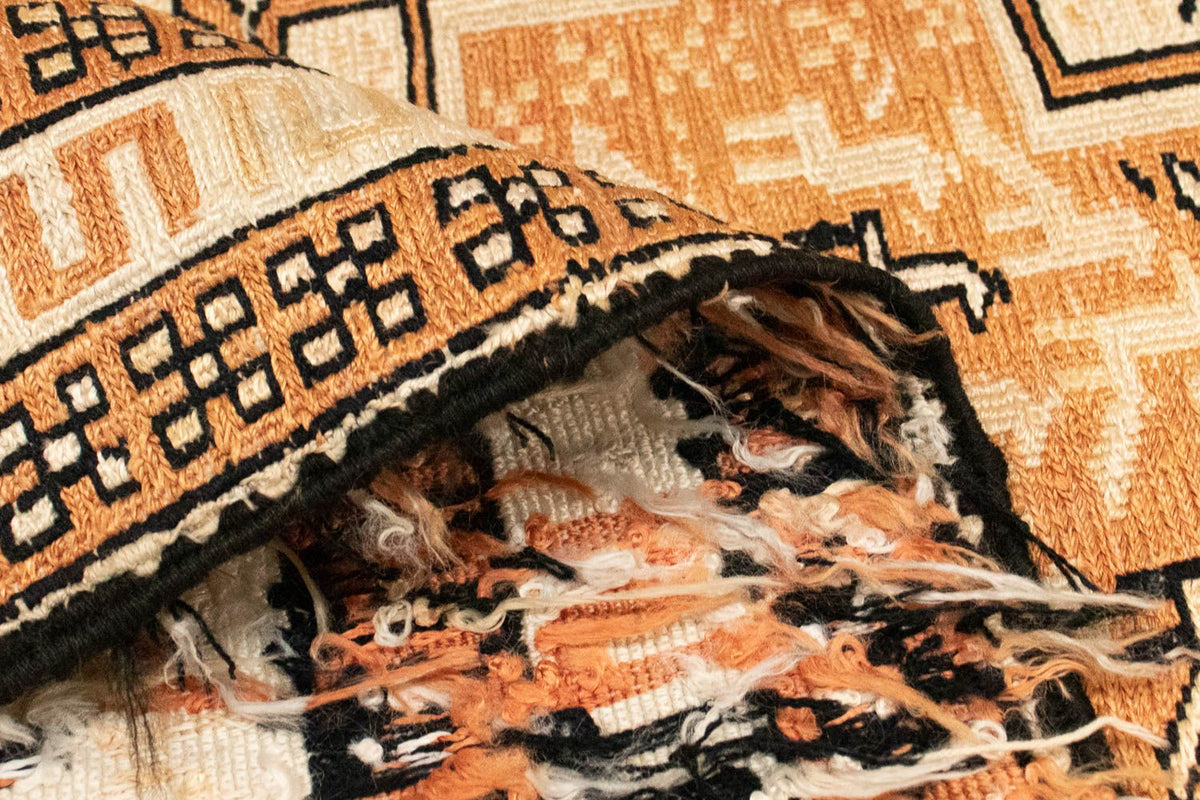 Kelim Seide Teppich 71x100cm - beige
