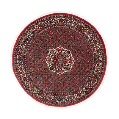 Bidjar Teppich 155x155cm - Perserteppich - dunkelrot