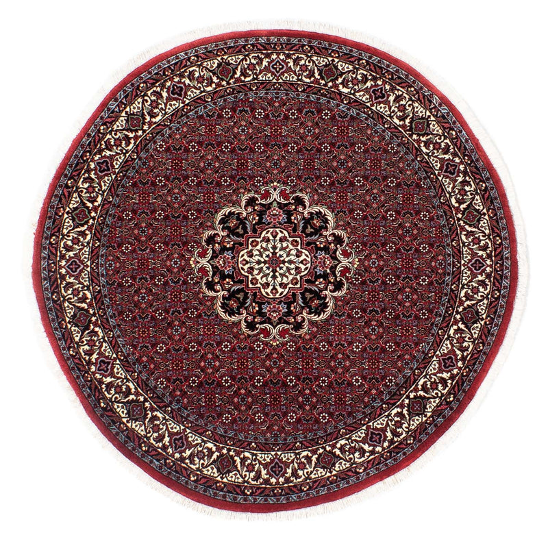 Bidjar Teppich 150x150cm - Perserteppich - dunkelrot