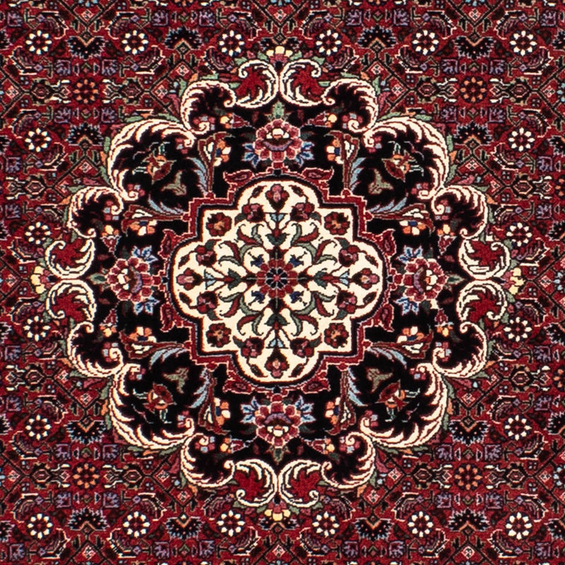 Bidjar Teppich 150x150cm - Perserteppich - dunkelrot