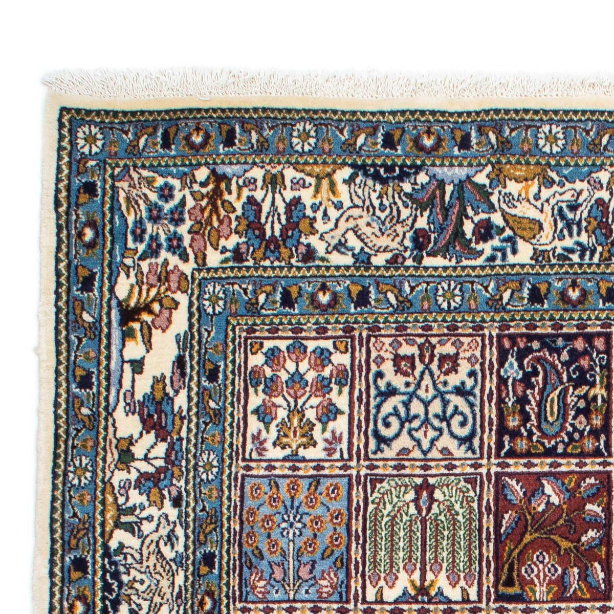 Moud Teppich 148x196cm - Perserteppich - hellblau