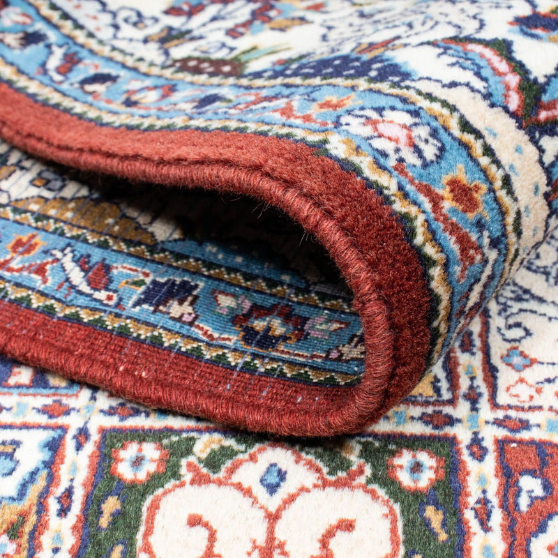 Moud Teppich 147x195cm - Perserteppich - dunkelrot