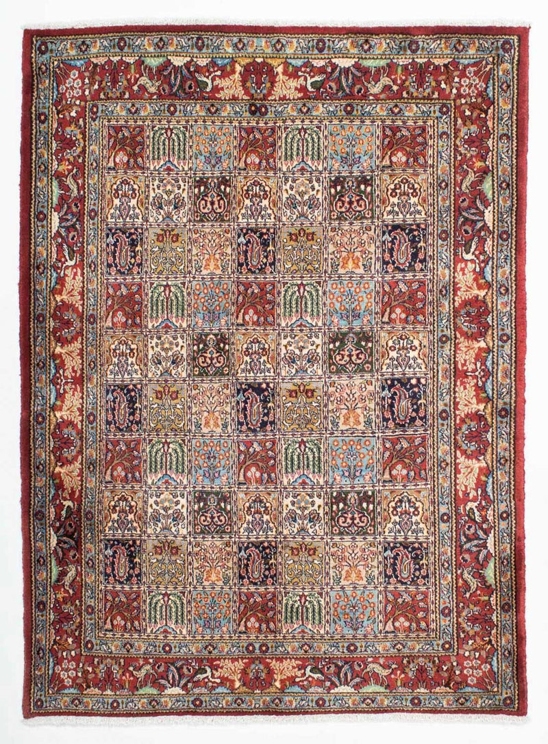 Moud Teppich 150x195cm - Perserteppich - rot