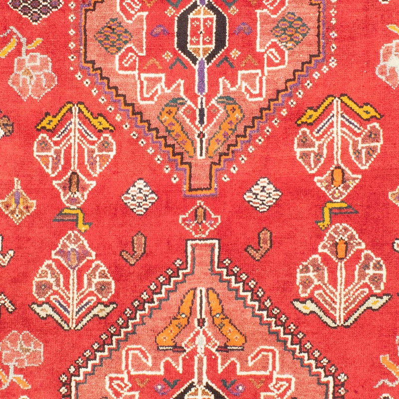 Ghashghai Teppich 110x153cm - Perserteppich - dunkelrot