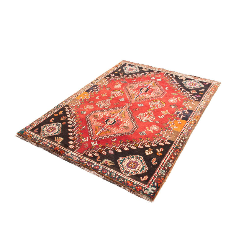 Ghashghai Teppich 110x153cm - Perserteppich - dunkelrot