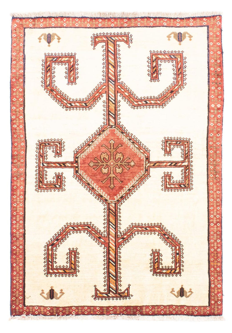 Ghashghai Teppich 110x152cm - Perserteppich - beige