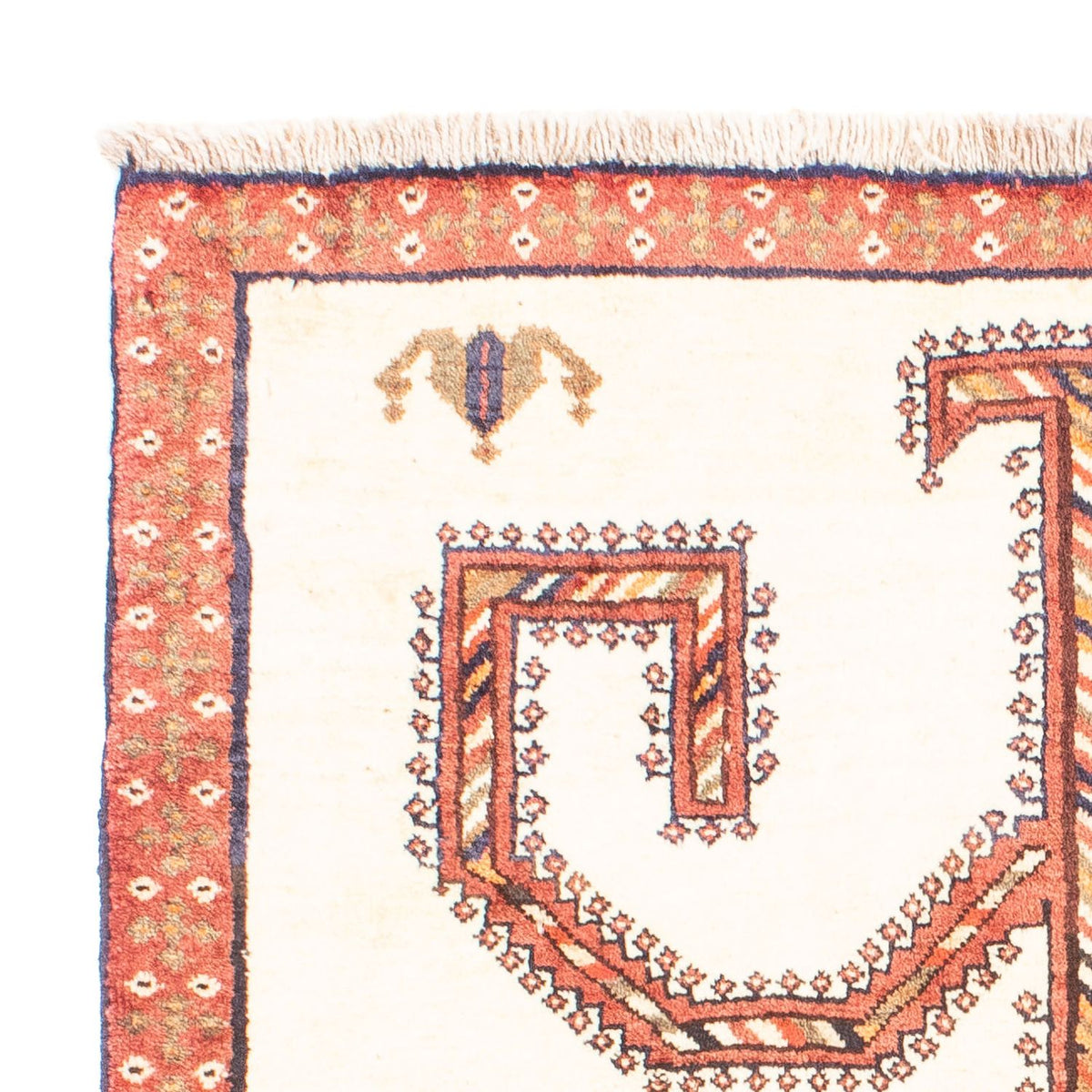 Ghashghai Teppich 110x152cm - Perserteppich - beige