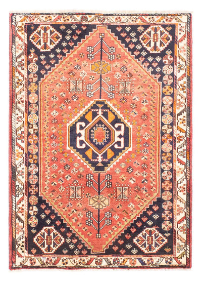 Ghashghai Teppich 110x156cm - Perserteppich - hellrot