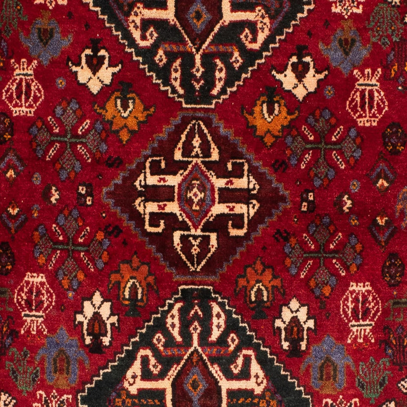Ghashghai Teppich 111x163cm - Perserteppich - dunkelrot
