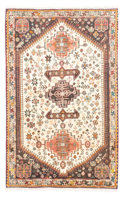 Ghashghai Teppich 101x158cm - Perserteppich - beige