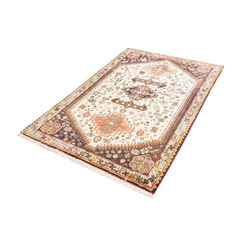 Ghashghai Teppich 101x158cm - Perserteppich - beige