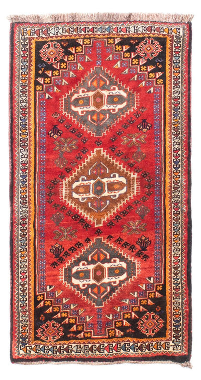 Ghashghai Teppich 83x144cm - Perserteppich - rot