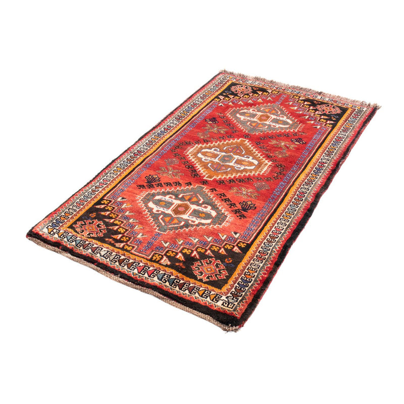 Ghashghai Teppich 83x144cm - Perserteppich - rot