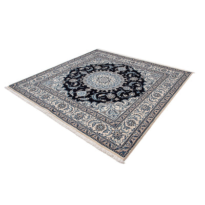 Nain Teppich 196x198cm - Perserteppich - dunkelblau