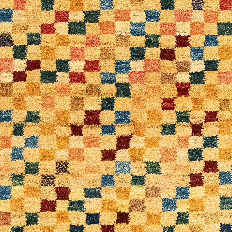 Gabbeh Persisch Teppich 78x139cm - Perserteppich Wollteppich - beige