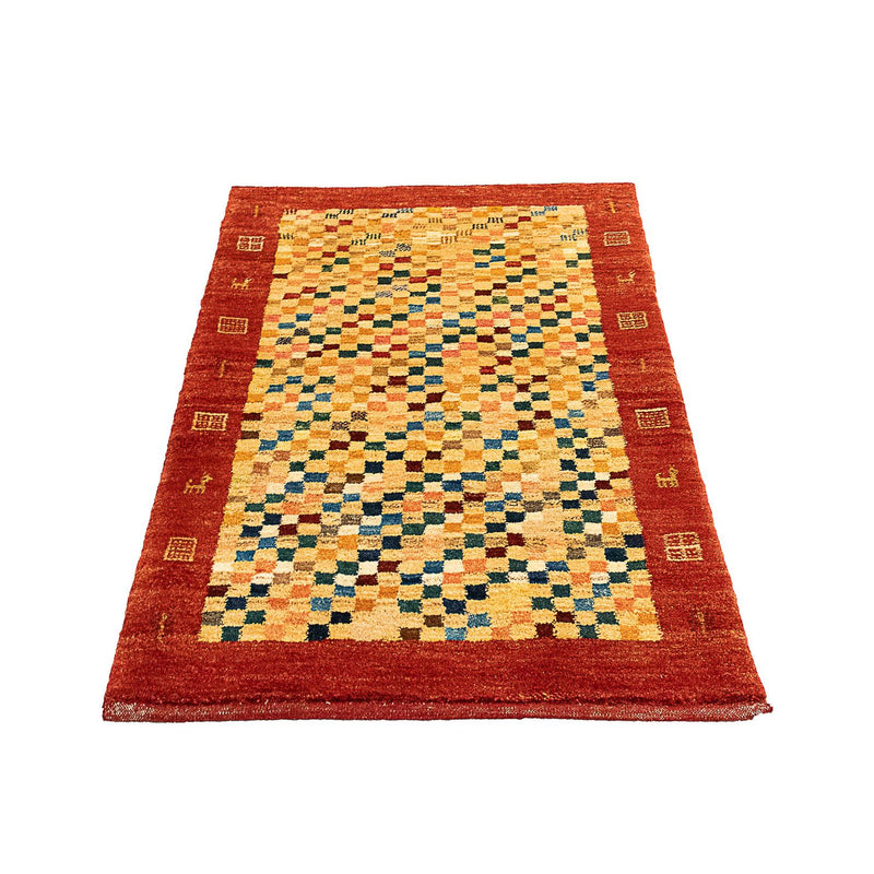 Gabbeh Persisch Teppich 78x139cm - Perserteppich Wollteppich - beige