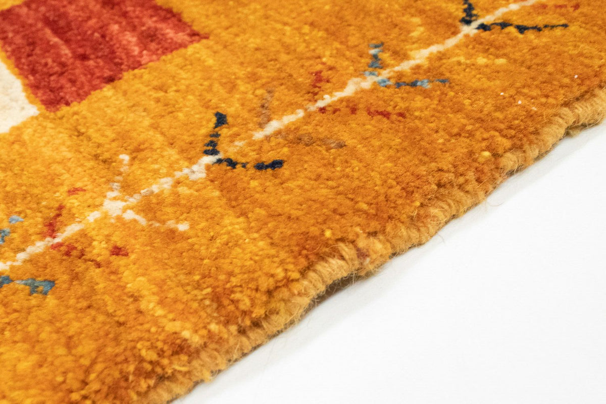 Gabbeh Teppich - Perser 103 x 146 cm - mehrfarbig