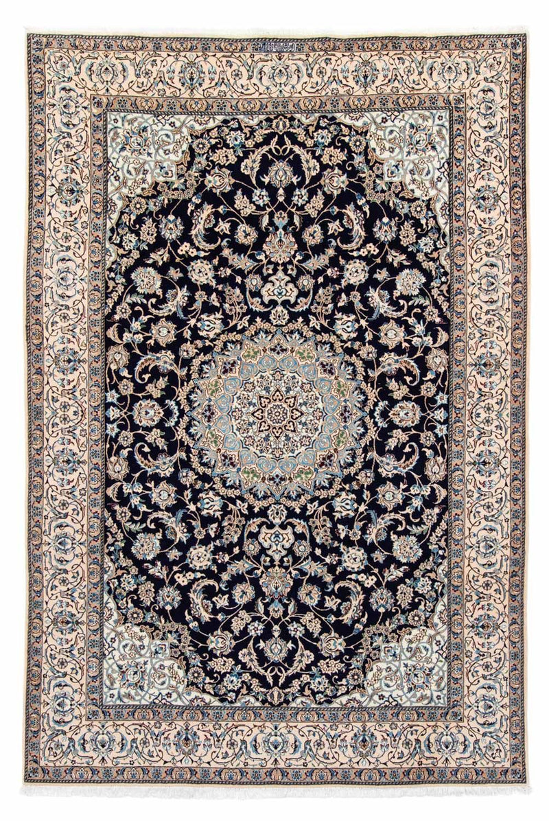 Nain - 9La Teppich 204x296cm - Perserteppich - schwarz