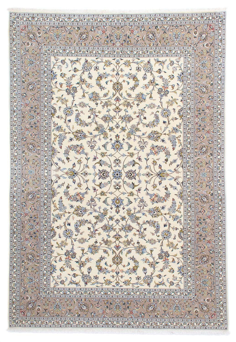Keshan Teppich 200x295cm - Perserteppich - beige